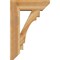 Ekena Millwork Merced Slat Rough Sawn Bracket w/ Offset Brace, Western Red Cedar, 8"W x 24"D x 36"H BKT0806X24X36MRC06RWR - alternate 4